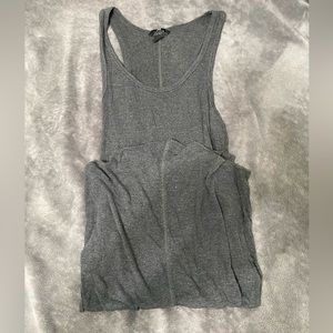 H&M black long thin dress